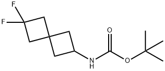 1,1-Dimethylethyl N-(6,6-difluorospiro[3.3]hept-2-yl)carbamate Structure