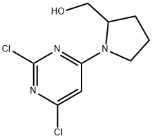 1-(2,6-Dichloro-4-pyrimidinyl)-2-pyrrolidinemethanol Structure