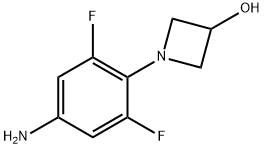 1-(4-amino-2,6-difluorophenyl)azetidin-3-ol Structure