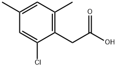 Benzeneacetic acid, 2-chloro-4,6-dimethyl- Structure