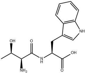L-Tryptophan, L-threonyl- Structure