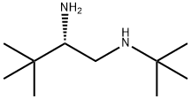 1,2-Butanediamine, N1-(1,1-dimethylethyl)-3,3-dimethyl-, (2S)- Structure