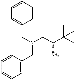 (2S)-3,3-Dimethyl-N1,N1-bis(phenylmethyl)-1,2-butanediamine Structure