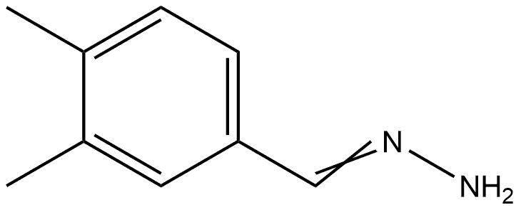 3,4-Dimethylbenzaldehyde hydrazone Structure