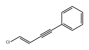 Benzene, [(3E)-4-chloro-3-buten-1-ynyl]- 구조식 이미지