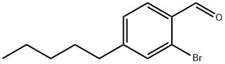 Benzaldehyde, 2-bromo-4-pentyl- Structure