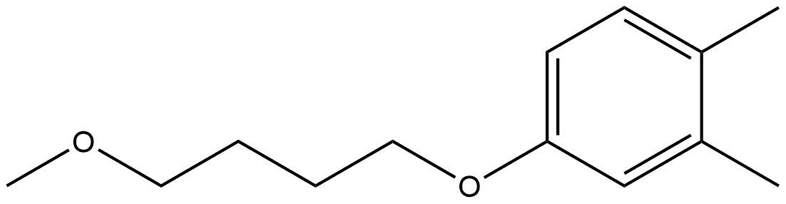 4-(4-Methoxybutoxy)-1,2-dimethylbenzene Structure