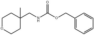 benzyl ((4-methyltetrahydro-2H-pyran-4-yl)methyl)carbamate Structure