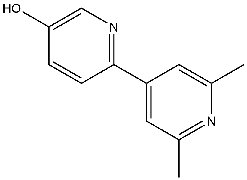 2',6'-Dimethyl[2,4'-bipyridin]-5-ol 구조식 이미지