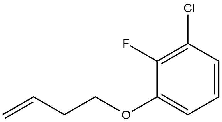 1-(3-Buten-1-yloxy)-3-chloro-2-fluorobenzene Structure