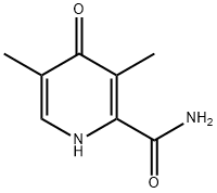 2-Pyridinecarboxamide, 1,4-dihydro-3,5-dimethyl-4-oxo- Structure