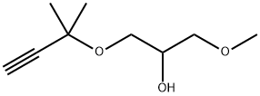 1-methoxy-3-[(2-methylbut-3-yn-2-yl)oxy]propan-2
-ol Structure