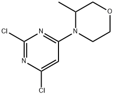 Morpholine, 4-(2,6-dichloro-4-pyrimidinyl)-3-methyl- Structure