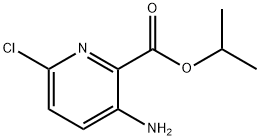 2-Pyridinecarboxylic acid, 3-amino-6-chloro-, 1-methylethyl ester Structure