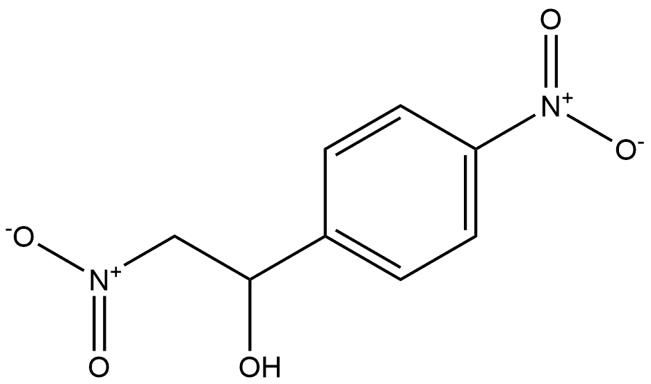 Benzenemethanol, 4-nitro-α-(nitromethyl)- 구조식 이미지