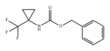 Carbamic acid, N-[1-(trifluoromethyl)cyclopropyl]-, phenylmethyl ester Structure