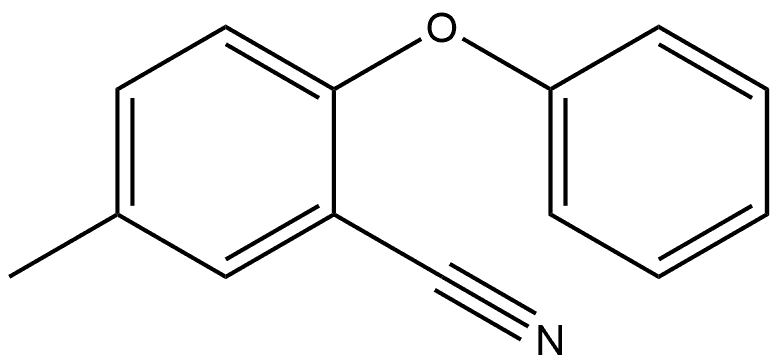 5-Methyl-2-phenoxybenzonitrile Structure