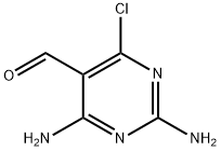 5-Pyrimidinecarboxaldehyde, 2,4-diamino-6-chloro- Structure