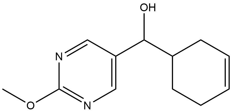 α-3-Cyclohexen-1-yl-2-methoxy-5-pyrimidinemethanol Structure