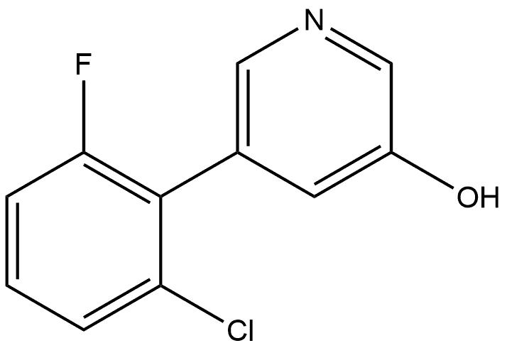 5-(2-Chloro-6-fluorophenyl)-3-pyridinol Structure