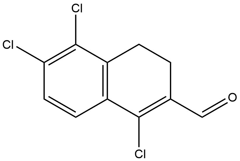 1,5,6-Trichloro-3,4-dihydro-2-naphthalenecarboxaldehyde Structure