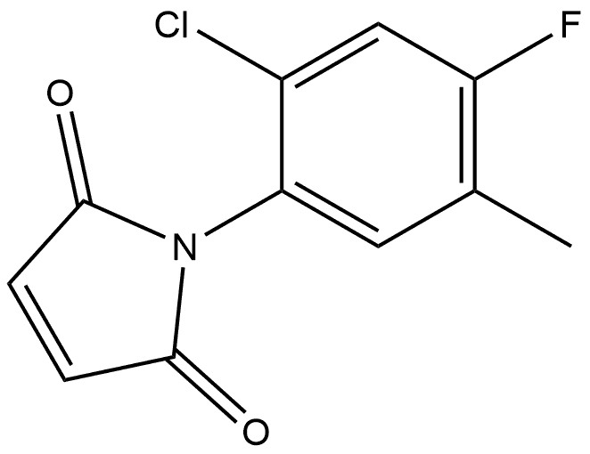 1-(2-Chloro-4-fluoro-5-methylphenyl)-1H-pyrrole-2,5-dione Structure