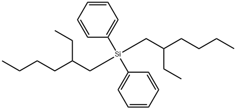 Bis(2-ethylhexyl)diphenylsilane 구조식 이미지