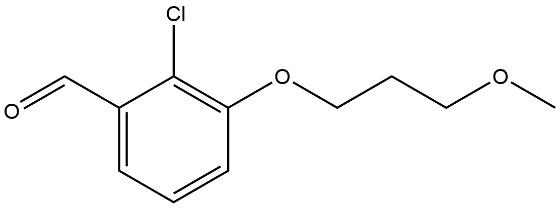 2-Chloro-3-(3-methoxypropoxy)benzaldehyde Structure