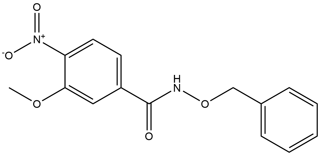 N-(benzyloxy)-3-methoxy-4-nitrobenzamide Structure