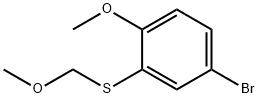 4-bromo-1-methoxy-2-[(methoxymethyl)sulfanyl]b enzene Structure