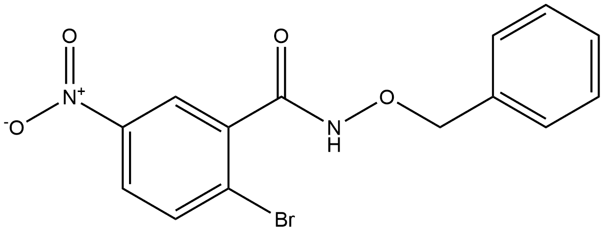 N-(benzyloxy)-2-bromo-5-nitrobenzamide Structure