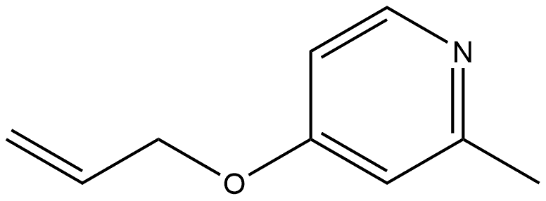 2-Methyl-4-(2-propen-1-yloxy)pyridine Structure