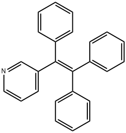 3-(1,2,2-triphenylvinyl)pyridine Structure