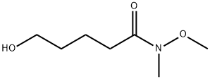 Pentanamide, 5-hydroxy-N-methoxy-N-methyl- Structure