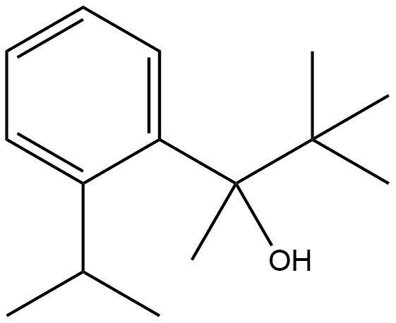 α-(1,1-Dimethylethyl)-α-methyl-2-(1-methylethyl)benzenemethanol Structure