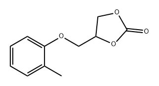 1,3-Dioxolan-2-one, 4-[(2-methylphenoxy)methyl]- Structure