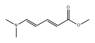 2,4-Pentadienoic acid, 5-(dimethylamino)-, methyl ester, (2E,4E)- 구조식 이미지