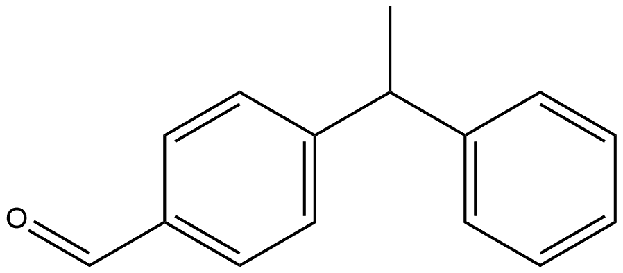 4-(1-Phenylethyl)benzaldehyde Structure