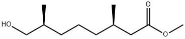 3R,7S-Dimethyl-8-hydroxyoctanoic Acid Structure