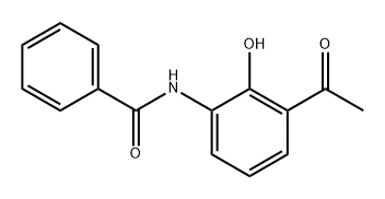 Benzamide, N-(3-acetyl-2-hydroxyphenyl)- 구조식 이미지