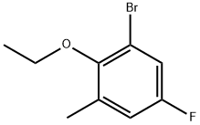 1-Bromo-2-ethoxy-5-fluoro-3-methylbenzene Structure