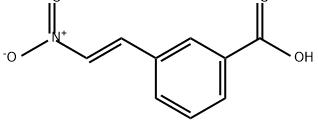 Benzoic acid, 3-[(1E)-2-nitroethenyl]- Structure