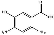 Benzoic acid, 2,4-diamino-5-hydroxy- Structure