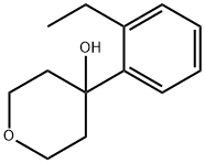 4-(2-ethylphenyl)tetrahydro-2H-pyran-4-ol Structure