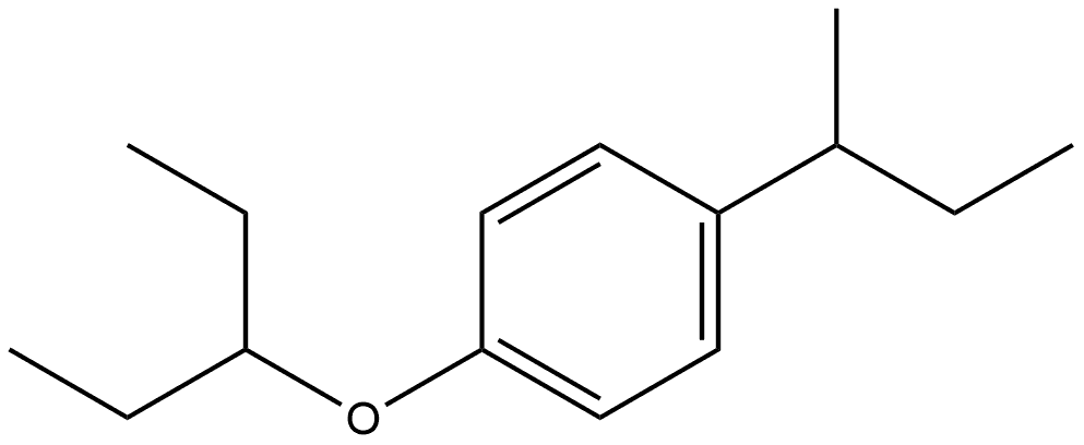 1-(1-Ethylpropoxy)-4-(1-methylpropyl)benzene Structure