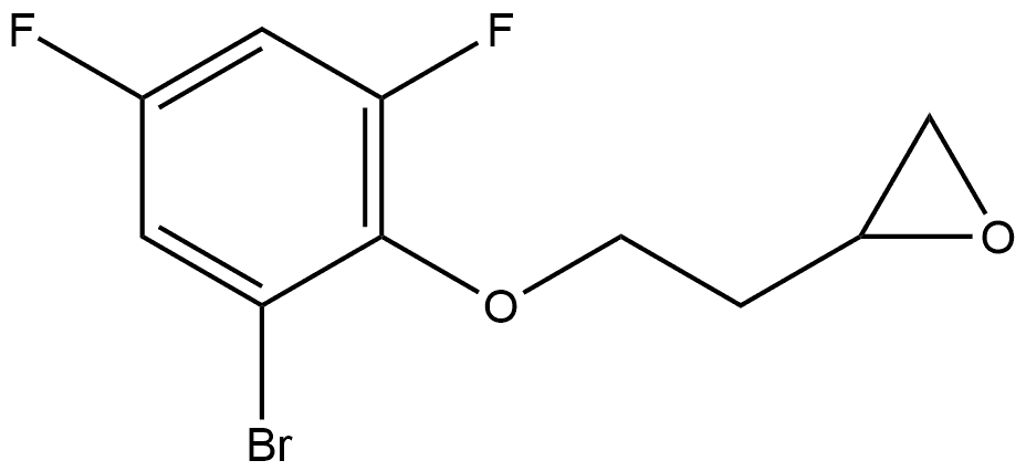 2-[2-(2-Bromo-4,6-difluorophenoxy)ethyl]oxirane Structure