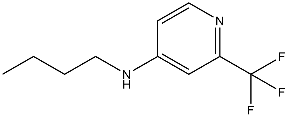 N-Butyl-2-(trifluoromethyl)-4-pyridinamine Structure