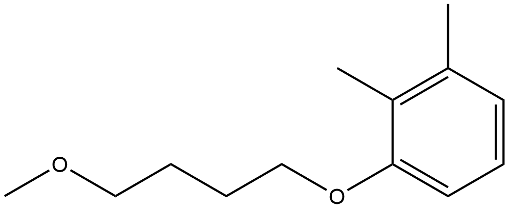 1-(4-Methoxybutoxy)-2,3-dimethylbenzene Structure