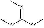 Carbonimidodithioic acid, N-methyl-, dimethyl ester Structure