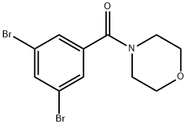 (3,5-Dibromophenyl)(morpholino)methanone Structure